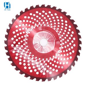 255X25.4X40T Carbide Tipped Circular TCT Saw Blade For Grass Cutting