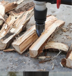 High Quality 32mm Firewood Splitter Drill Bit Wood Splitting Cone Reamer Punch Driver Bits For Woodworking