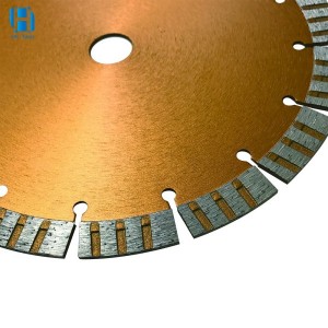 China factory Hot Pressed Segmented Diamond Saw Blade Stone Cutting Disc