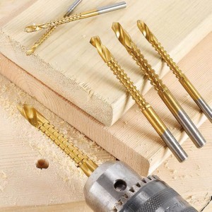 Wood Cutting Drilling Metric Cobalt Spiral Composite Tap Twist Drill Bit