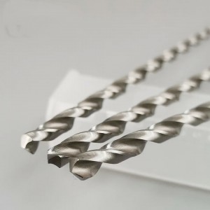 Ekstra Panjang DIN1869 Standard HSS Twist Drill Bit Untuk Logam