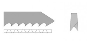 Ground and taper ground teeth