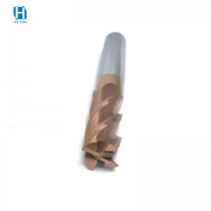 Popular HRC 55 4 Flutes Square End Mill safety milling cutters