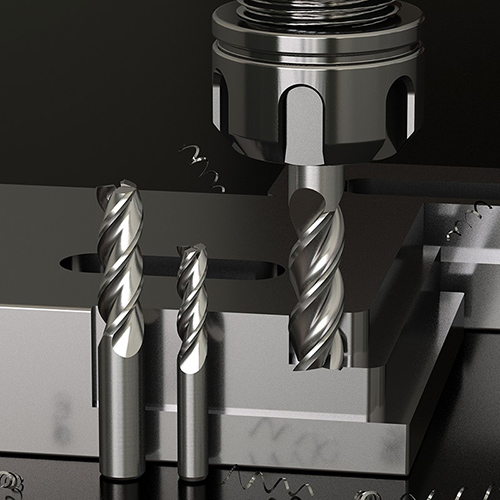 LMT Onsrud 63-625 3/8" Single O Flute Carbide End Mill For Aluminum - High Speed Milling