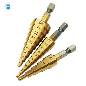The best supplier hex shank HSS 4241/HSS M2/HSSM35Co step drill bits