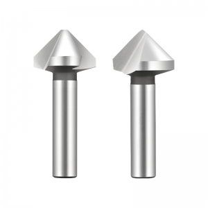 90 Degrees 3 Flutes Chamfering Mill HSS Countersink Drill Bit for Metal  Wood Drilling