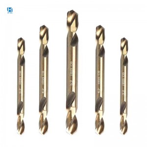 customized two heads HSS Double Ended Drill Bits for Metal Thin Sheet Drilling