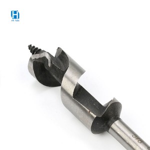 High quality Brad Point Double groove wood working drill round shank wood drill bits for wood