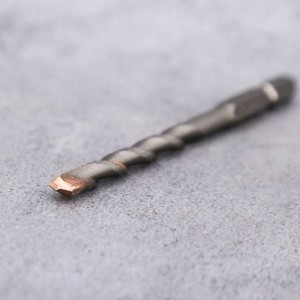 Single Flute Hexagonal Shank Impact Hammer Drill Bit For Brick Wall Concrete Tile