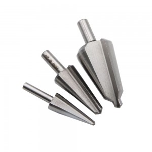 HSS 4241 Double Straight Flute Conical Umbrella Tube and Sheet Taper Power Drill Bit