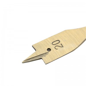 custom Tri-Point Flat Wood Spade Paddle Drill Bit With Cutting Groove for Wood Drilling