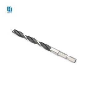 HSS Fully Ground Stubby Wood Brad Point Drill Bit for Wood Precision Drilling