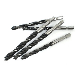 HSS High carbon steel brad point wood drill bit for Wood Precision Hole Drilling