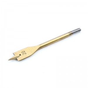 custom Tri-Point Flat Wood Spade Paddle Drill Bit With Cutting Groove for Wood Drilling