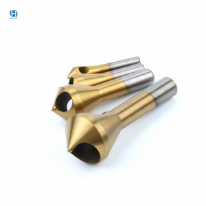 0 flute 90 degree chamfering HSS slanting hole countersink drill bit for metal
