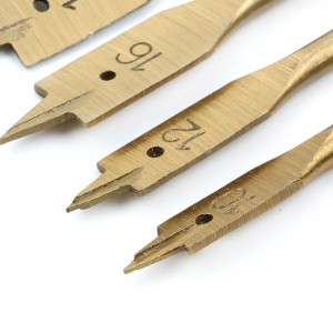 custom Tri-Point Flat Wood Spade Paddle Drill Bit With Cutting Groove for Wood Drilling
