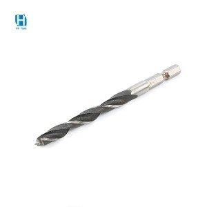 HSS High carbon steel brad point wood drill bit for Wood Precision Hole Drilling