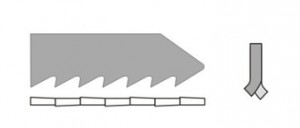Milled and side set teeth