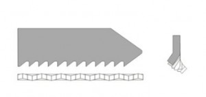 Milled and wavy set teeth