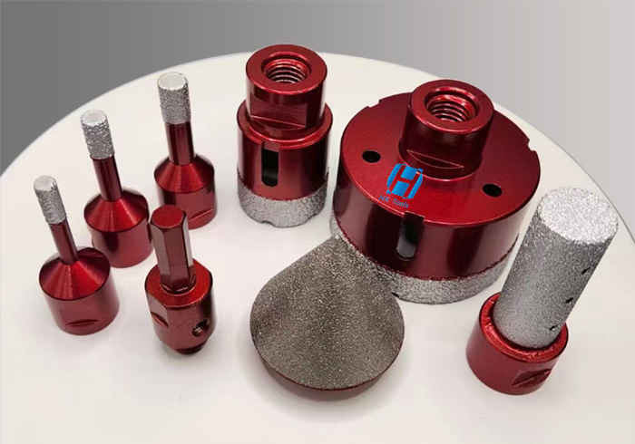 What are vacuum brazed diamond tools?