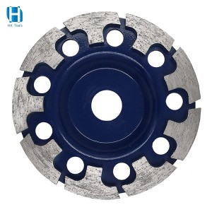 125mm Diamond Cup Wheel T Shape Grinding Wheel For Grantie Concrete Stone