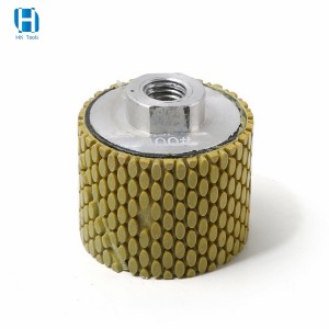 Diamond Resin Polishing Drum Wheel Polishing Pads For Granite Concrete