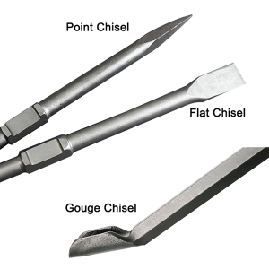 Square/Round/65A Shank Electric Hammer Flat Chisel For Stone