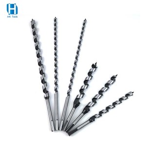 High Carbon Steel SDS Plus Shank Auger Drill Bit For Wood Deep Smooth Clean Hole Drilling