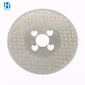 Gypsophila Diamond Electroplated Saw Blade With M14 Flange For Marble Tile