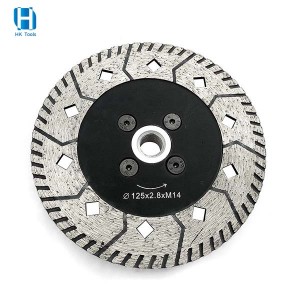 125mm Double Sides Diamond Saw Blade With M14/5/8″-11 Thread For Cutting Grinding Granite