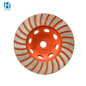 M14 Thread Diamond Grinding Disc Cup Wheel For Polished Ground Granite Stone