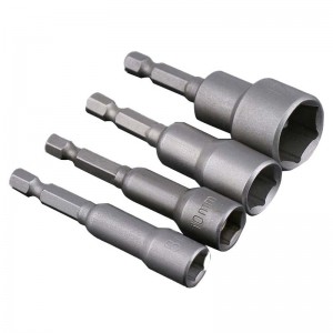 Factory 6-15mm 1/4 Inch Hex Impact Magnetic Nutsetter Screwdriver Socket Driver Bit Set Nut Setter For Drill or Cordless Screwdriver