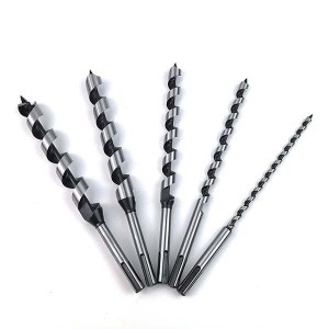 High Carbon Steel SDS Plus Shank Auger Drill Bit For Wood Deep Smooth Clean Hole Drilling
