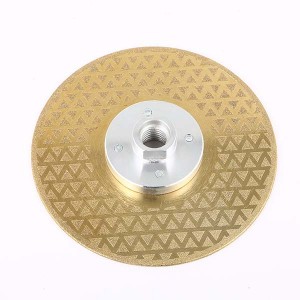 Gypsophila Diamond Electroplated Saw Blade With M14 Flange For Marble Tile