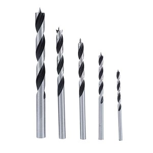 Carbon Steel 5PCS Woodworking Brad Point Drill Bit Set Edge Ground For Plywood