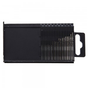 20Pcs 0.3-1.6mm Shank Mini Micro Drill Bit Set Twist Drill DIY Kit Rotary Hand Tools