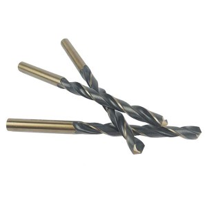 HSS-R 4341 Roll Forged Twist Drill Bit Black&Yellow For Metal Plastic