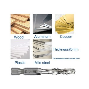 Combination Drill Tap Set 12pcs HSS Metric & Inch With Carry Case For Lathe Machine Tapping Threads