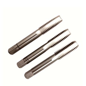 3PCS DIN352 HSS Hand Use Taps Straight Flute Thread Tools For Tapping