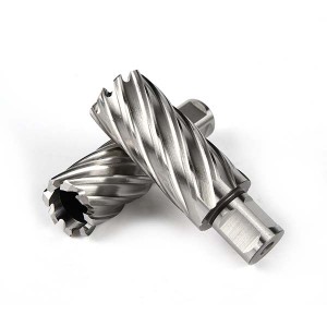 HSS Annular Cutter Magnetic Core Drill Bit Set With Weldon Shank For Drilling Stainless Steel Aluminum