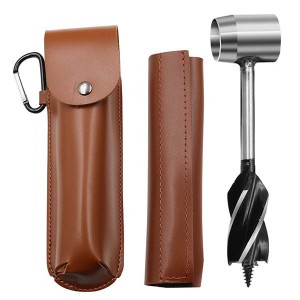 Auger Drill Bits Outdoor Survival Punch Tool Camping Bushcraft Manual Hole Maker Wrench Wood Drill Core Woodworking Accessory