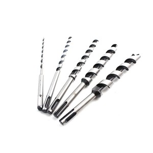 5PCS 230mm Length SDS Plus Shank Auger Drill Bit Set 6/10/14/18/20mm For Deep Hole Wood Drilling