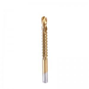 7PCS HSS 4241 Triangular Shank Straight Flute Step Drill Bit For Metal Drilling