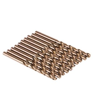 M35 5% Cobalt Containing HSS Straight Shank Drill Bit  For Stainless Steel