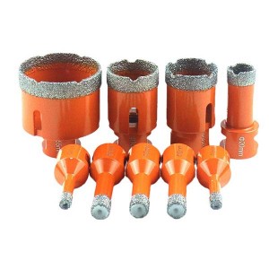 Vacuum Brazed M14 Diamond Hole Saw 6-100mm For Marble Concrete Masonry Cutting