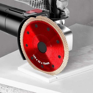 125*22.23*10mm Mesh Turbo Diamond Saw Blade Circular Cutting Disc For Ceramic