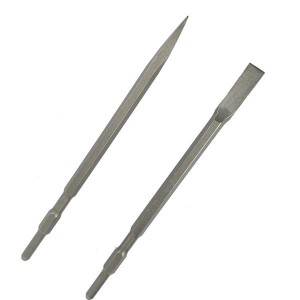 40Cr Hex Shank Hammer Flat And Point Chisels 17mm For Concrete And Stone