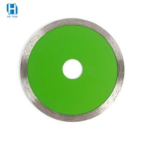 Continuous Rim Diamond Circular Saw Blade Wet Cutting For Tile Marble