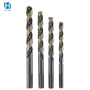 Fully Ground Black & Gold HSS Triangle Shank Twist Drill Bit For Metal