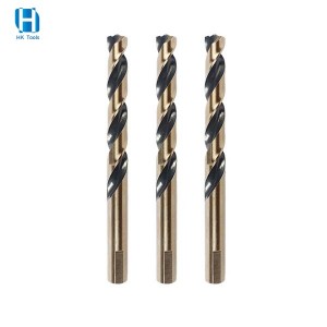 HSS4341 Three-flat Shank Twist Drill Bit Turbomax Tip For Metal Drilling
